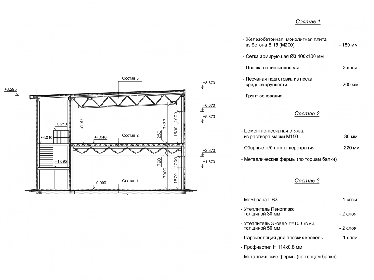 Планировка Магазин из сэндвич-панелей -  фото 3