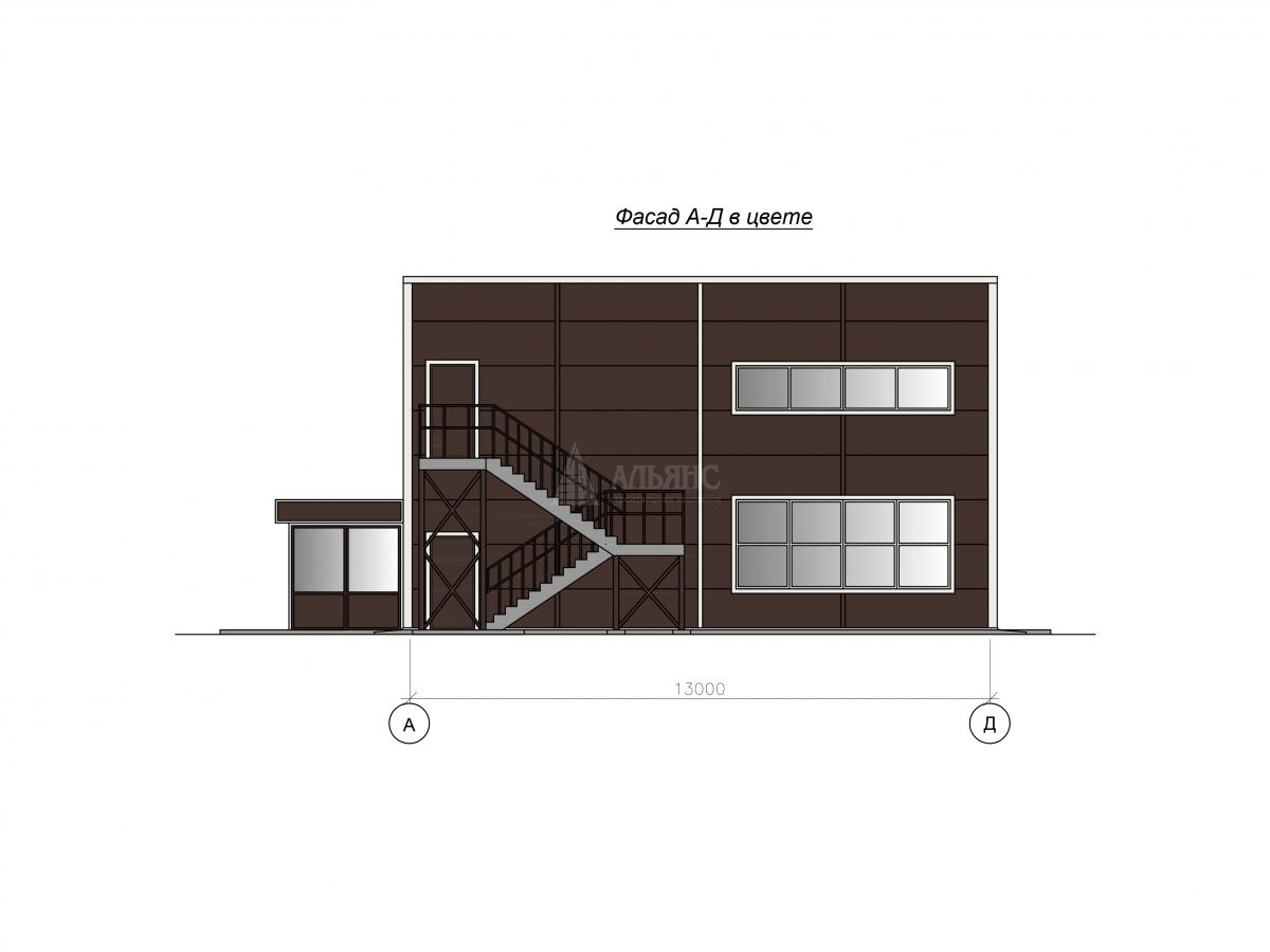 3D визуализация Оздоровительный центр из сэндвич-панелей - фото 10